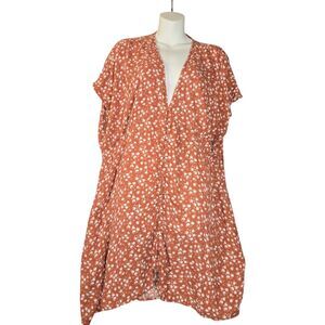 Abercrombie & Fitch Orange Floral Dress